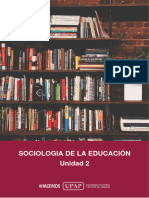 UNIDAD II_CONTENIDO_SOCIOLOGÍA DE LA EDUCACIÓN
