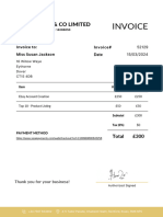 Susan Jackson - Invoice No.52129