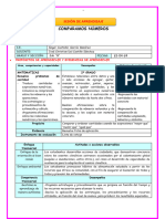 Sesion Comparamos Números Matemática