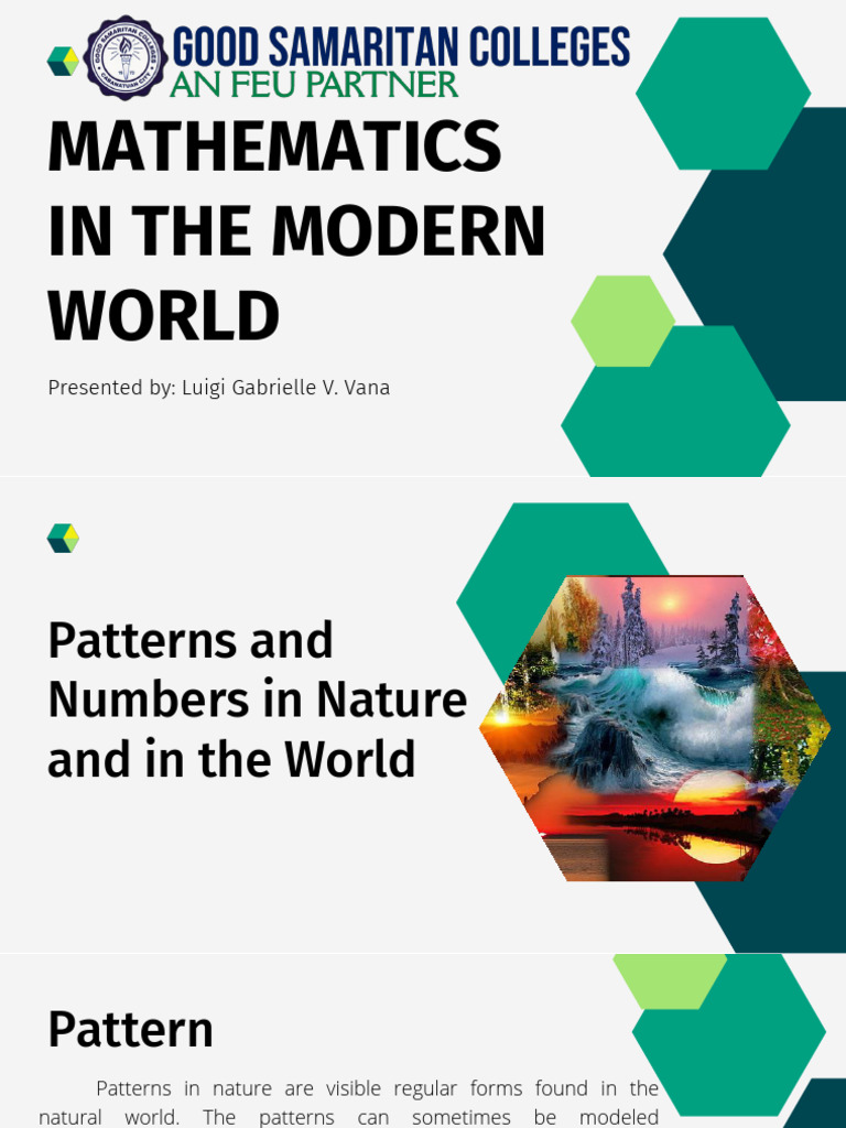 Week1 The Patterns and Numbers of The World | PDF