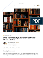 Data Observability & Discovery Platform - OpenMetadata - by Amit Singh Rathore - Geek Culture - Medium