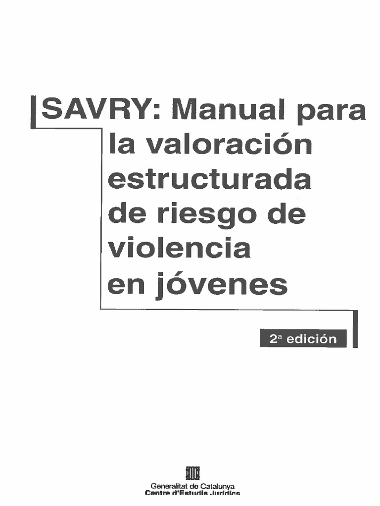 SAVRY | PDF