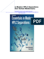 Essentials in Modern HPLC Separations 2Nd Edition Serban Moldoveanu Full Chapter