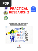 Practical Research 2: Understanding Data and Ways To Systematically Collect Data