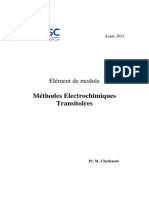 Cours Méthodes Électrochimiques Transitoires