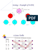 Set Partitioning - Example of 8-PSK: 1 2 3 4 5 7 d = 2 sin (π/8) = 0.765