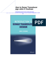 Introduction To Sonar Transducer Design John C Cochran Full Chapter