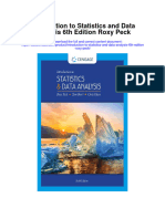 Introduction To Statistics and Data Analysis 6Th Edition Roxy Peck Full Chapter