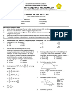 Soal US Matematika