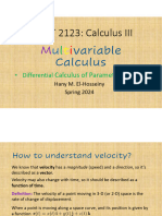 Lecture 2 - Differential Calculus Parametric