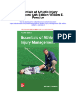 Download Essentials Of Athletic Injury Management 12Th Edition William E Prentice 2 full chapter