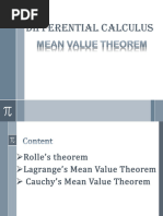 Mean Value Theorem