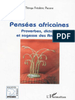 Titinga-Frédéric Pacere - Pensées africaines