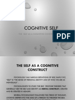 Self As Cognitive Construct