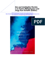 Download The Sensible And Intelligible Worlds New Essays On Kants Metaphysics And Epistemology Karl Schafer Editor full chapter