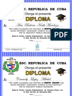 Diplomas de Sexto Grado