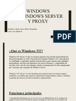 PPT Windows NT y Windows server 2023 Saez y Riquelme 4°E
