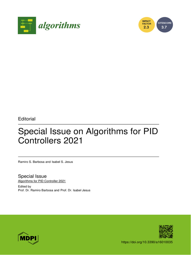 Algorithms 16 00035 With Cover | PDF | Applied Mathematics