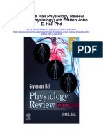 Download Guyton Hall Physiology Review Guyton Physiology 4Th Edition John E Hall Phd full chapter