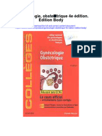 Gynecologie Obstetrique 4E Edition Edition Body Full Chapter