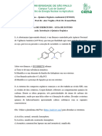 Lista de Exercícios - Introdução A Química Orgânica