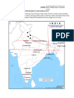 Map of India grade 6