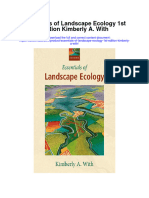 Essentials of Landscape Ecology 1St Edition Kimberly A With Full Chapter