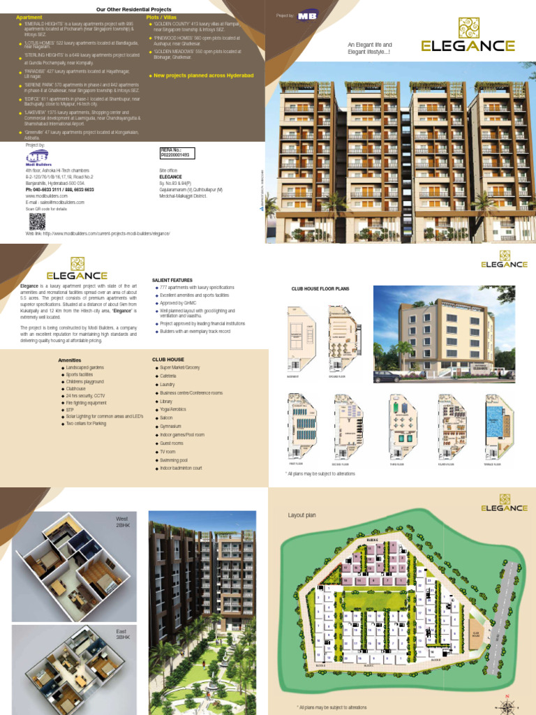 MODI Elegance Block B and E - Compressed | PDF