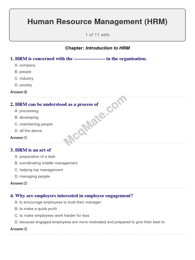 HRM Basics for Aspiring Professionals | PDF | Human Resource Management ...