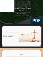 Financial Laws:Saudi Arabia: By: Harshal Choudhary