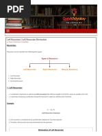 Lecture - 6 Left Recursion