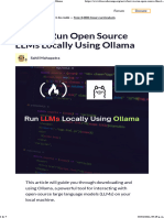 How To Run Open Source LLMs Locally Using Ollama