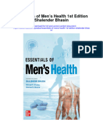 Essentials of Mens Health 1St Edition Shalender Bhasin Full Chapter