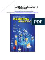 Essentials of Marketing Analytics 1St Edition Hair Full Chapter