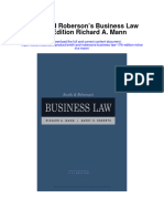 Download Smith And Robersons Business Law 17Th Edition Richard A Mann all chapter