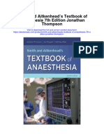 Download Smith And Aitkenheads Textbook Of Anaesthesia 7Th Edition Jonathan Thompson all chapter