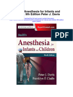 Smiths Anesthesia For Infants and Children 9Th Edition Peter J Davis All Chapter