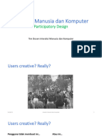 Pertemuan 6 - Participatory Design