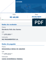 Valor Data: Gardenia Felix Dos Santos .573.253 - Nu Pagamentos S.A