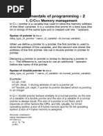 Fundamentals of Programming-2