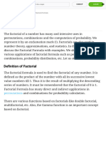 FactorialFormulaMeaning, Applications, SolvedExamples 1710827105288