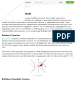 HyperbolicFunctionsFormulaEquationofHyperbola,Functions,Example 1710827134265