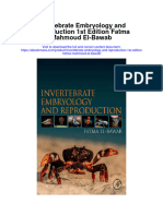 Invertebrate Embryology and Reproduction 1St Edition Fatma Mahmoud El Bawab Full Chapter