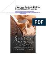 The Sheiks Marriage Contract El Mitra Family Book 1 Elizabeth Lennox Full Chapter