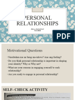 Personal Relationships WITH QUIZ 2