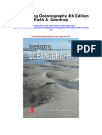 Investigating Oceanography 4Th Edition Keith A Sverdrup Full Chapter