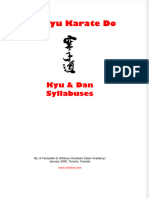 Dokumen - Tips Shito Ryu Karate Syllabus