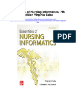 Download Essentials Of Nursing Informatics 7Th Edition Virginia Saba full chapter