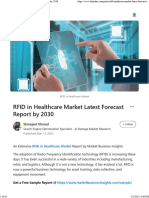 RFID in Healthcare Market Latest Forecast Report by 2030