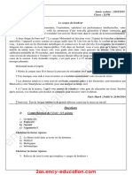 Dzexams 2as Francais Al - d1 20190 407389